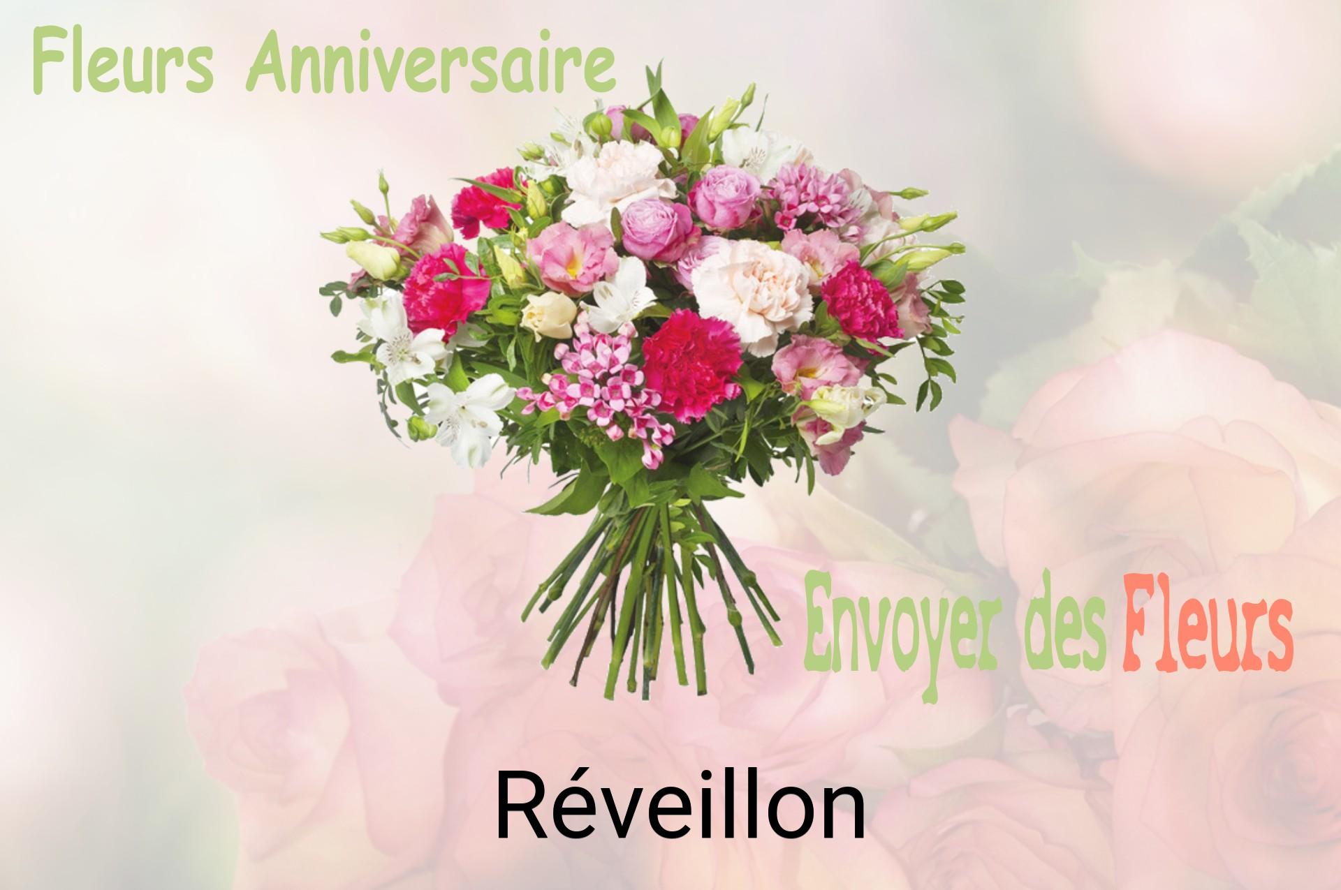 Bouquet de fleurs d’anniversaire livré à Réveillon