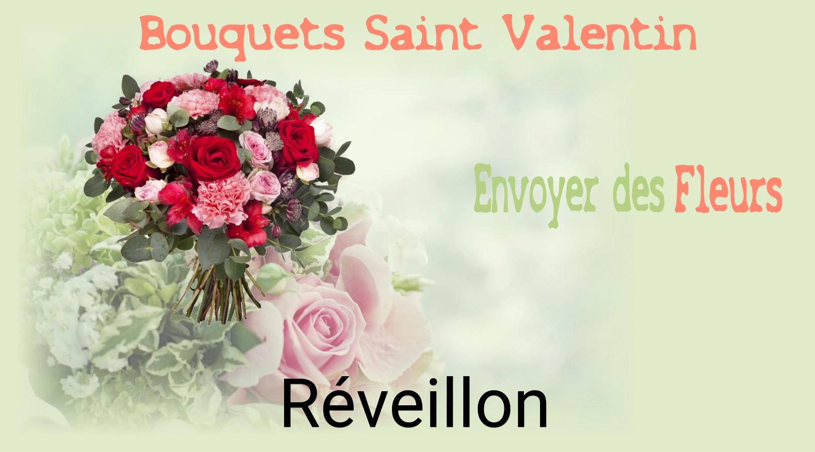 Roses de Saint-Valentin livrées à Réveillon